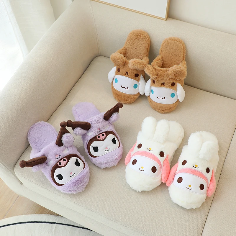 Kawaii Sanrio Cinnamoroll Non-Slip Cotton Slippers Anime Canvas Cute Cartoon Kuromi My Melody Home Shoes Girls Gift
Kawaii Sanrio Cinnamoroll Non-Slip Cotton Slippers Anime Canvas Cute Cartoon Kuromi My Melody Home Shoes Girls Gift