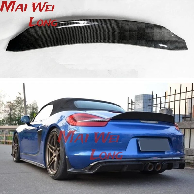 Спойлер для заднего крыла багажника из углеродного волокна для Porsche Cayman Boxster 981 2013 2014 2015 2016 года 
Спойлер для заднего крыла багажника из углеродного волокна для Porsche Cayman Boxster 981 2013 2014 2015 2016 года