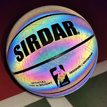 Official b Kuaishou night light rainbow fluorescent basketball No. 5 standard reflective basketball
Official b Kuaishou night light rainbow fluorescent basketball No. 5 standard reflective basketball