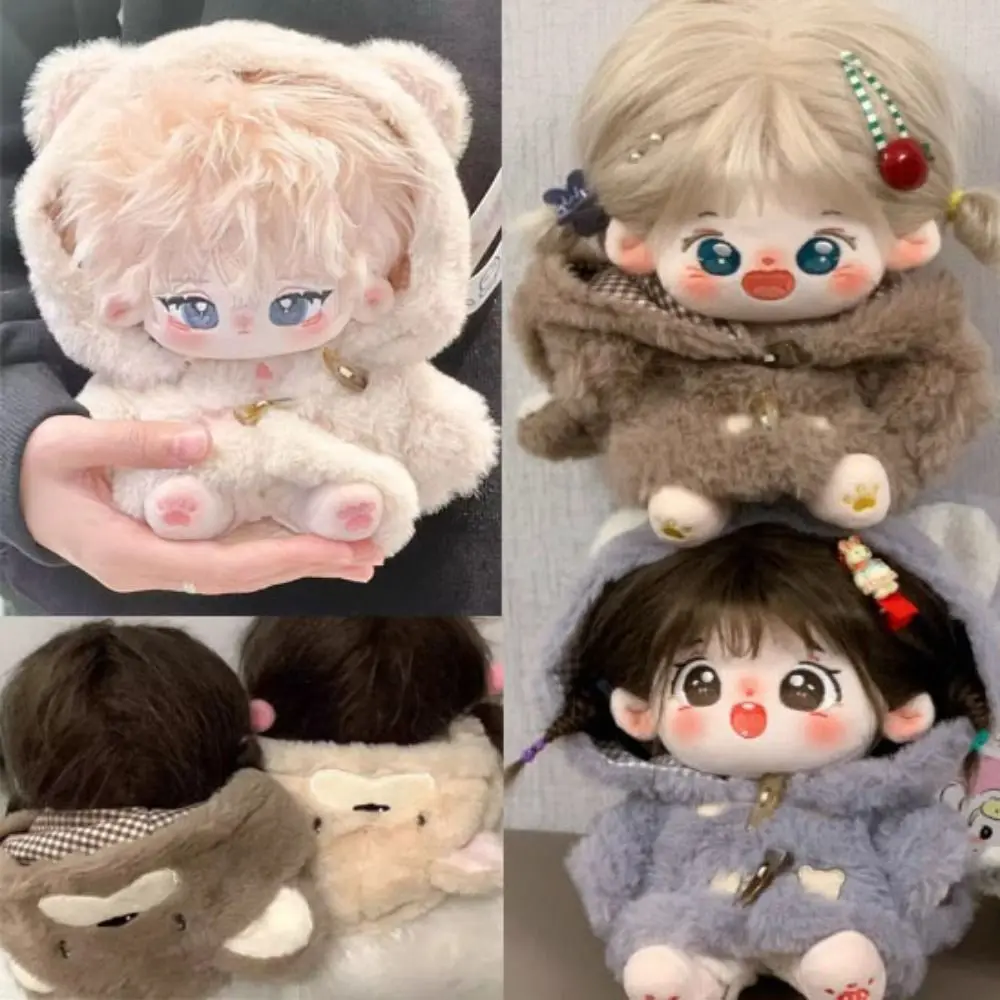 Multistyles Doll Clothes New Mini Cute Furry Hoodies Cartoon Plush Overalls 20cm Cotton Stuffed Dolls
Multistyles Doll Clothes New Mini Cute Furry Hoodies Cartoon Plush Overalls 20cm Cotton Stuffed Dolls