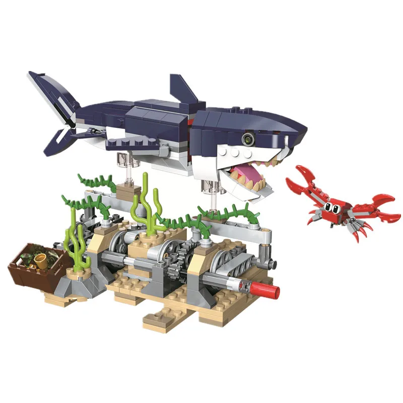 decool Creator 3in1 Deep Sea Creatures Shark and Crab Building Blocks Kit Bricks City Classic Model Kids Toys For Children Gift
decool Creator 3in1 Deep Sea Creatures Shark and Crab Building Blocks Kit Bricks City Classic Model Kids Toys For Children Gift
