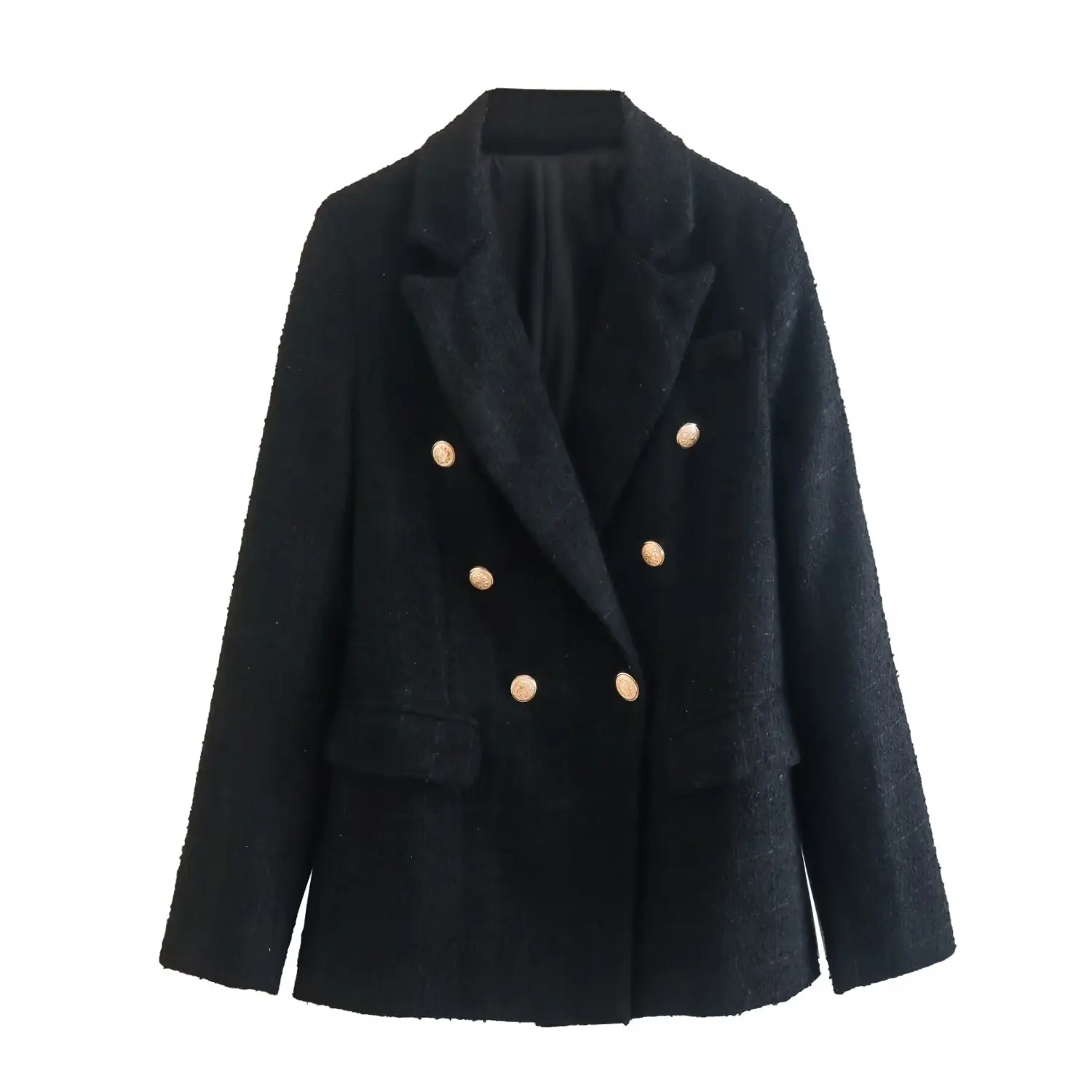 WOMEN TRAF New 2022 Jackets Plaid Woven Blazer Long Sleeve Pocket Double Breasted Lapel Trend Ladies Coats Chic Female Tops
WOMEN TRAF New 2022 Jackets Plaid Woven Blazer Long Sleeve Pocket Double Breasted Lapel Trend Ladies Coats Chic Female Tops