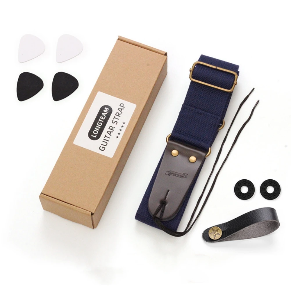 Adjustable Guitar Strap Belt With Picks Locks Part Set For Acoustic Folk Guitar Instruments Mandolin Bass Accessories Sets
Adjustable Guitar Strap Belt With Picks Locks Part Set For Acoustic Folk Guitar Instruments Mandolin Bass Accessories Sets
