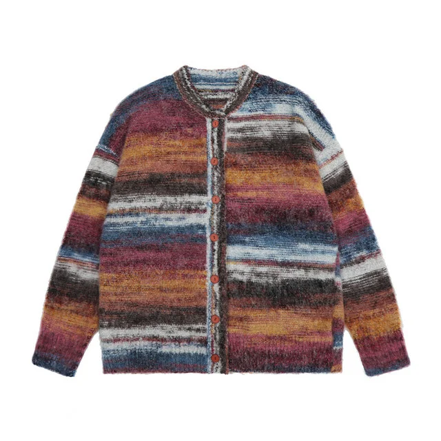 Contrast Paneled Sweatercoat Mens Autumn Winter Casual Loose Crew Neck Single Breasted Long Sleeve Knitted Outerwear Men
Contrast Paneled Sweatercoat Mens Autumn Winter Casual Loose Crew Neck Single Breasted Long Sleeve Knitted Outerwear Men