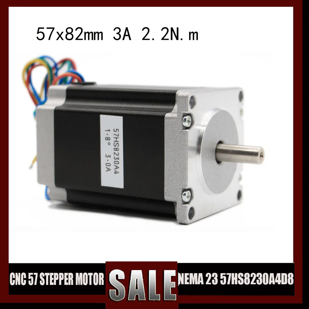 Шаговый Электродвигатель с ЧПУ NEMA 23 57HS8230A4, 57x82 мм, 3a, 6,35 нм, D = 8 мм, мм, унций/дюйм, гравировально-фрезерный станок с ЧПУ, 3D-принтер
Шаговый Электродвигатель с ЧПУ NEMA 23 57HS8230A4, 57x82 мм, 3a, 6,35 нм, D = 8 мм, мм, унций/дюйм, гравировально-фрезерный станок с ЧПУ, 3D-принтер
