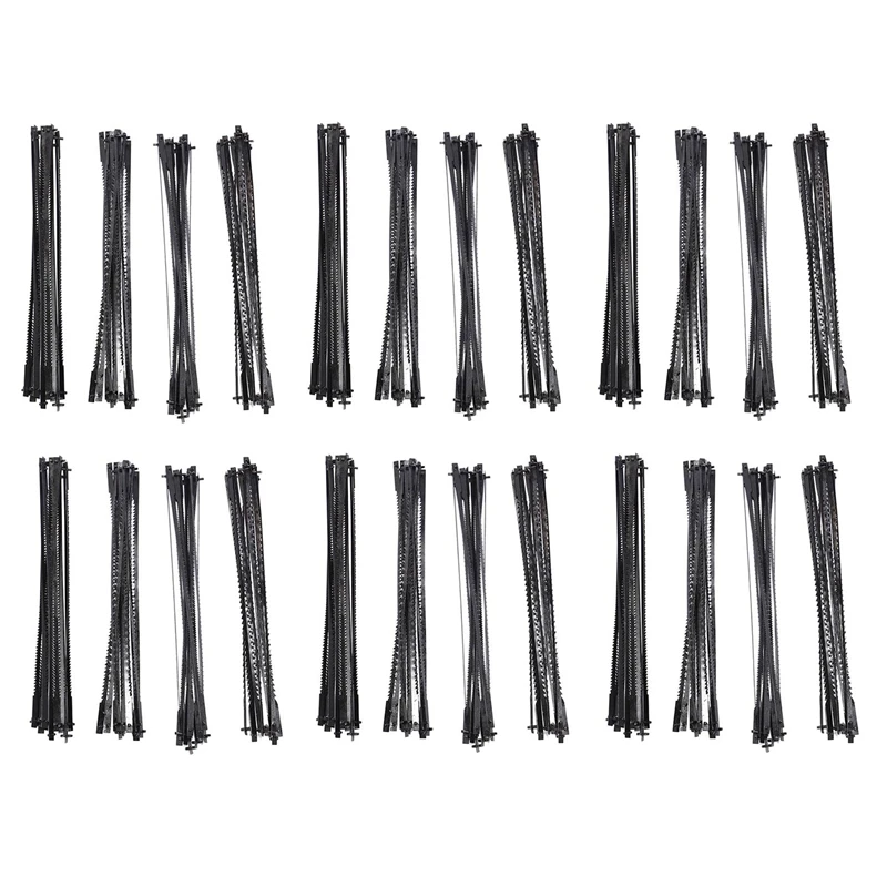 288Pcs 5 Inch Pinned Scroll Saw Blades TPI 10/15/18/24 Power Tools Accessories For Woodworking For Diyers
288Pcs 5 Inch Pinned Scroll Saw Blades TPI 10/15/18/24 Power Tools Accessories For Woodworking For Diyers