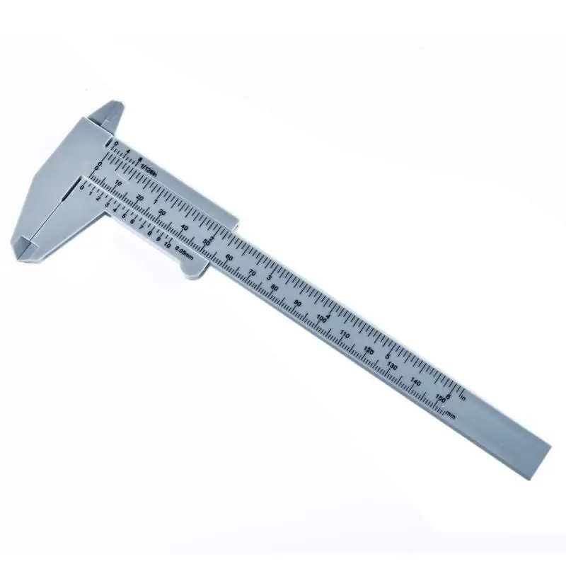 Vernier Caliper 0-150mm 0.5mm Plastic Calipers Gauge Measuring Tools Vernier Caliper Aperture Depth Diameter Measure Tool
Vernier Caliper 0-150mm 0.5mm Plastic Calipers Gauge Measuring Tools Vernier Caliper Aperture Depth Diameter Measure Tool