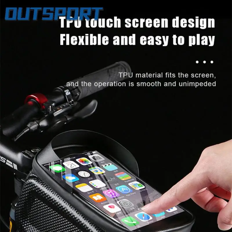 Anti-splashing Bicycle Front Pouch Two-way Zipper Waterproof Mountain Bike Upper Pipe Bag Eva Riding Bag Riding Equipment 2l
Anti-splashing Bicycle Front Pouch Two-way Zipper Waterproof Mountain Bike Upper Pipe Bag Eva Riding Bag Riding Equipment 2l