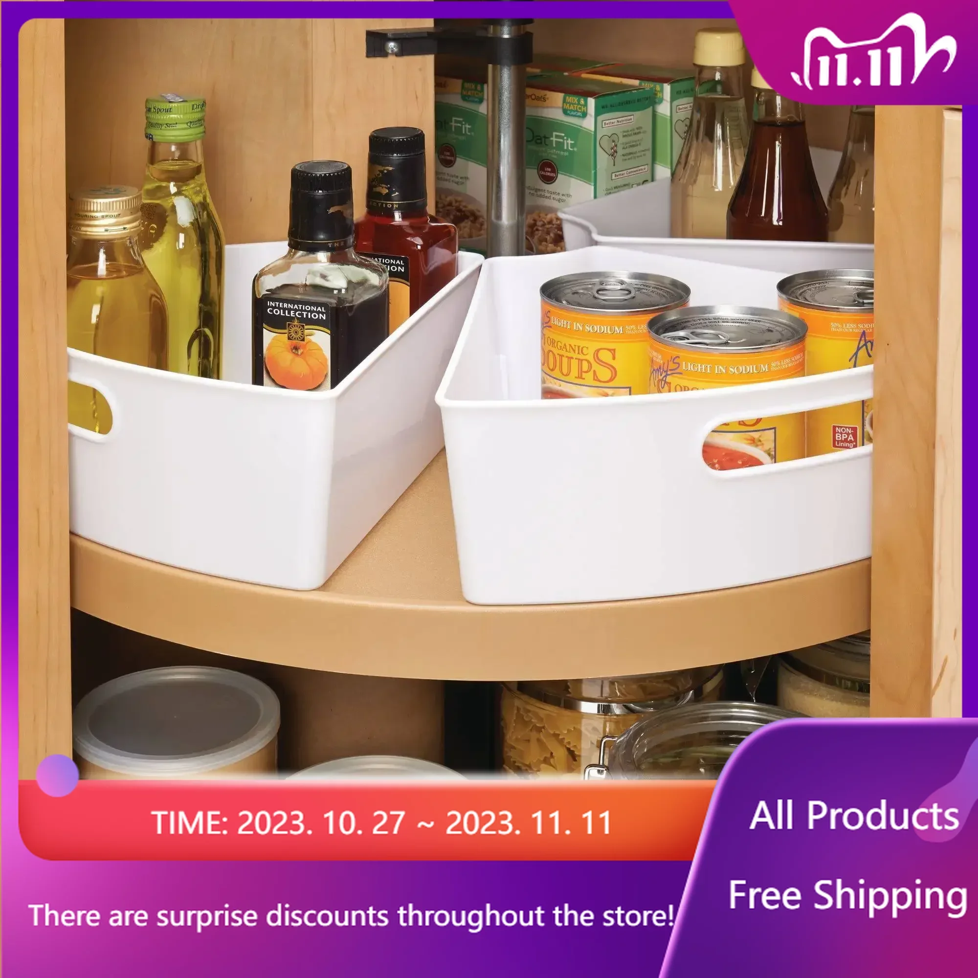 Kitchen Organizer Storage, 17.5" L X 11" W X 4" H, Kitchen Organizer and Storage Container Kitchen Accessories Storage Rapid T
Kitchen Organizer Storage, 17.5" L X 11" W X 4" H, Kitchen Organizer and Storage Container Kitchen Accessories Storage Rapid T
