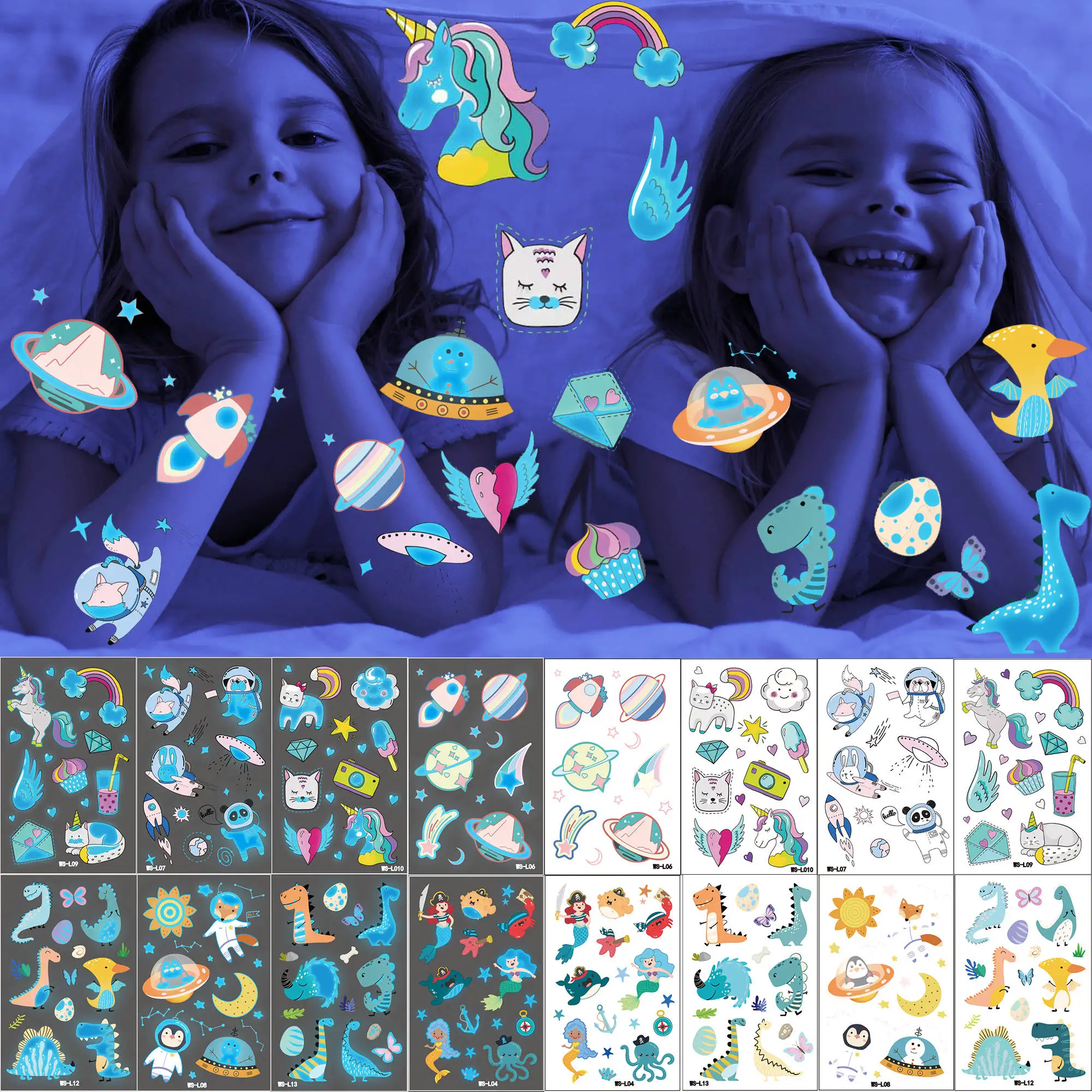 Luminous Alien Spaceship Temporary Tattoos For Teens Unicorn Pirate Fake Tattoo Sticker Girls Body Dinosaur Wings Tatoos Cartoon
Luminous Alien Spaceship Temporary Tattoos For Teens Unicorn Pirate Fake Tattoo Sticker Girls Body Dinosaur Wings Tatoos Cartoon