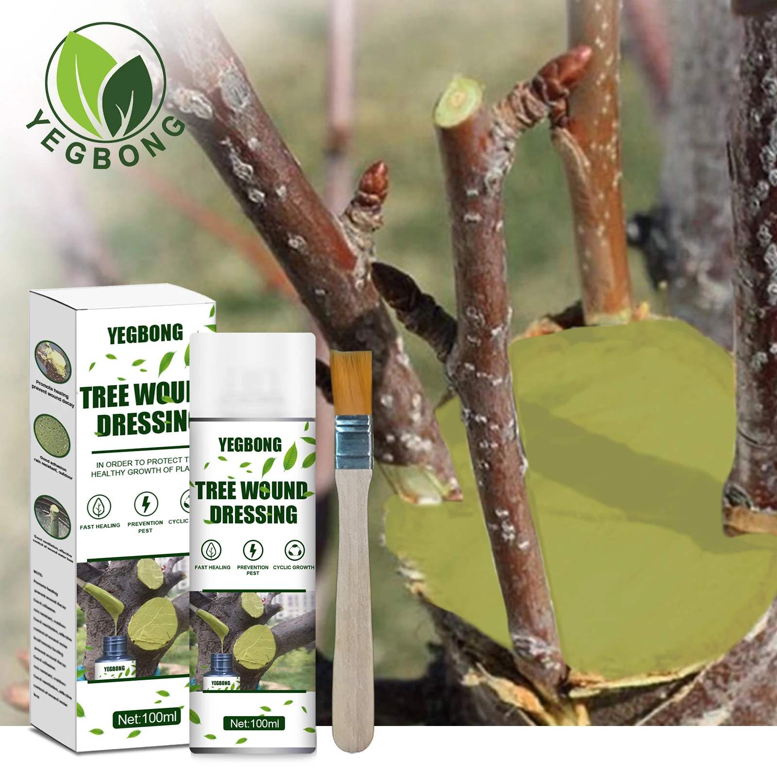 Tree coating agent wound coating tonic pruning bonsai pruning compound wound healing ointment home garden sealant plant tool
Tree coating agent wound coating tonic pruning bonsai pruning compound wound healing ointment home garden sealant plant tool