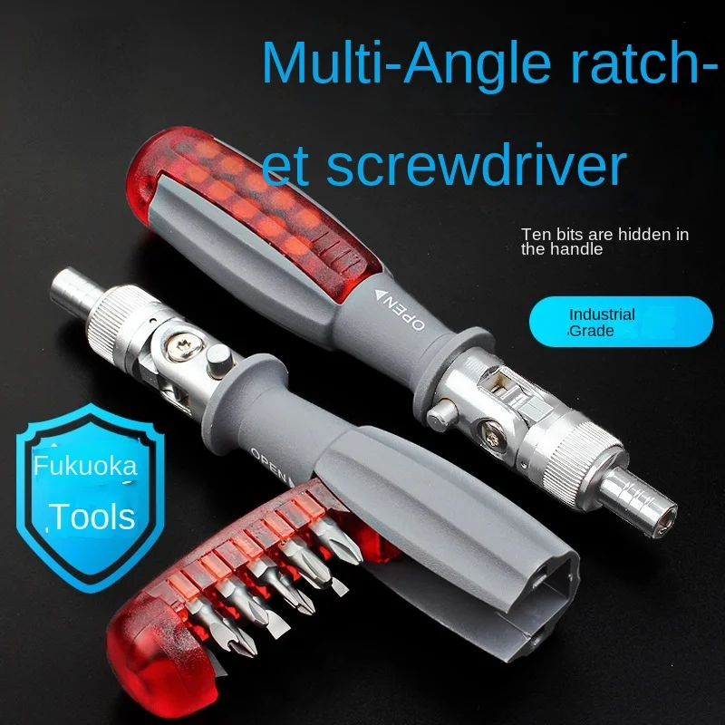 Cross Hexagon Combination Multifunctional Combination Set Multi-Angle Adjustable Ratchet Screwdriver Set Multi-Angle tool kit
Cross Hexagon Combination Multifunctional Combination Set Multi-Angle Adjustable Ratchet Screwdriver Set Multi-Angle tool kit