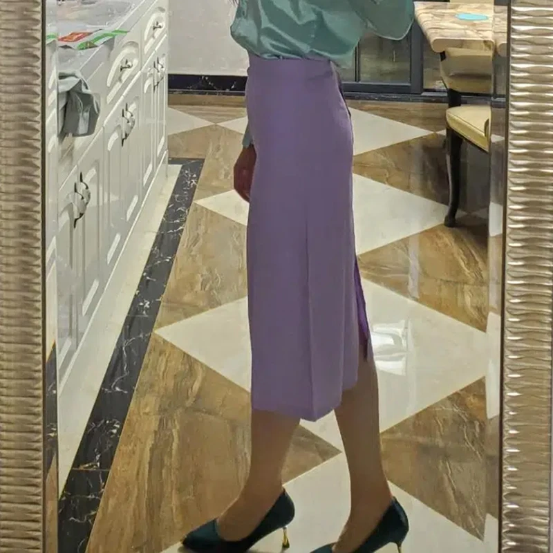 Sexy Multi Color Split Midi Skirt Women Fashion Zipper High Waist Office Lady Bodycon Skirts Summer
Sexy Multi Color Split Midi Skirt Women Fashion Zipper High Waist Office Lady Bodycon Skirts Summer