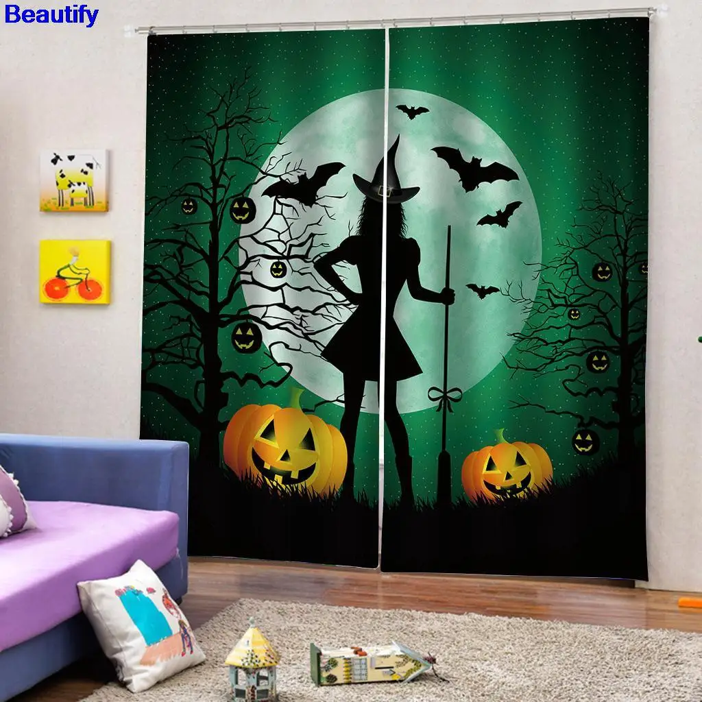 Beautify Blackout 3D Curtain Blackout Halloween Christmas Living Room Bedroom Cortinas Drape Creative Children Room Curtains
Beautify Blackout 3D Curtain Blackout Halloween Christmas Living Room Bedroom Cortinas Drape Creative Children Room Curtains
