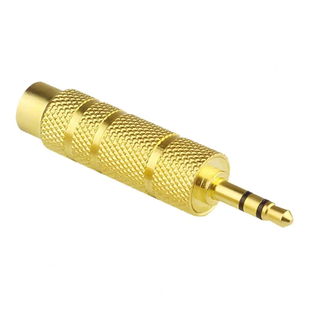 Audio Converter Multifunctional Fast Transmission Metal Golden Color 3.5mm Male to 6.5mm Female Adapter for Electronical Devices
Audio Converter Multifunctional Fast Transmission Metal Golden Color 3.5mm Male to 6.5mm Female Adapter for Electronical Devices