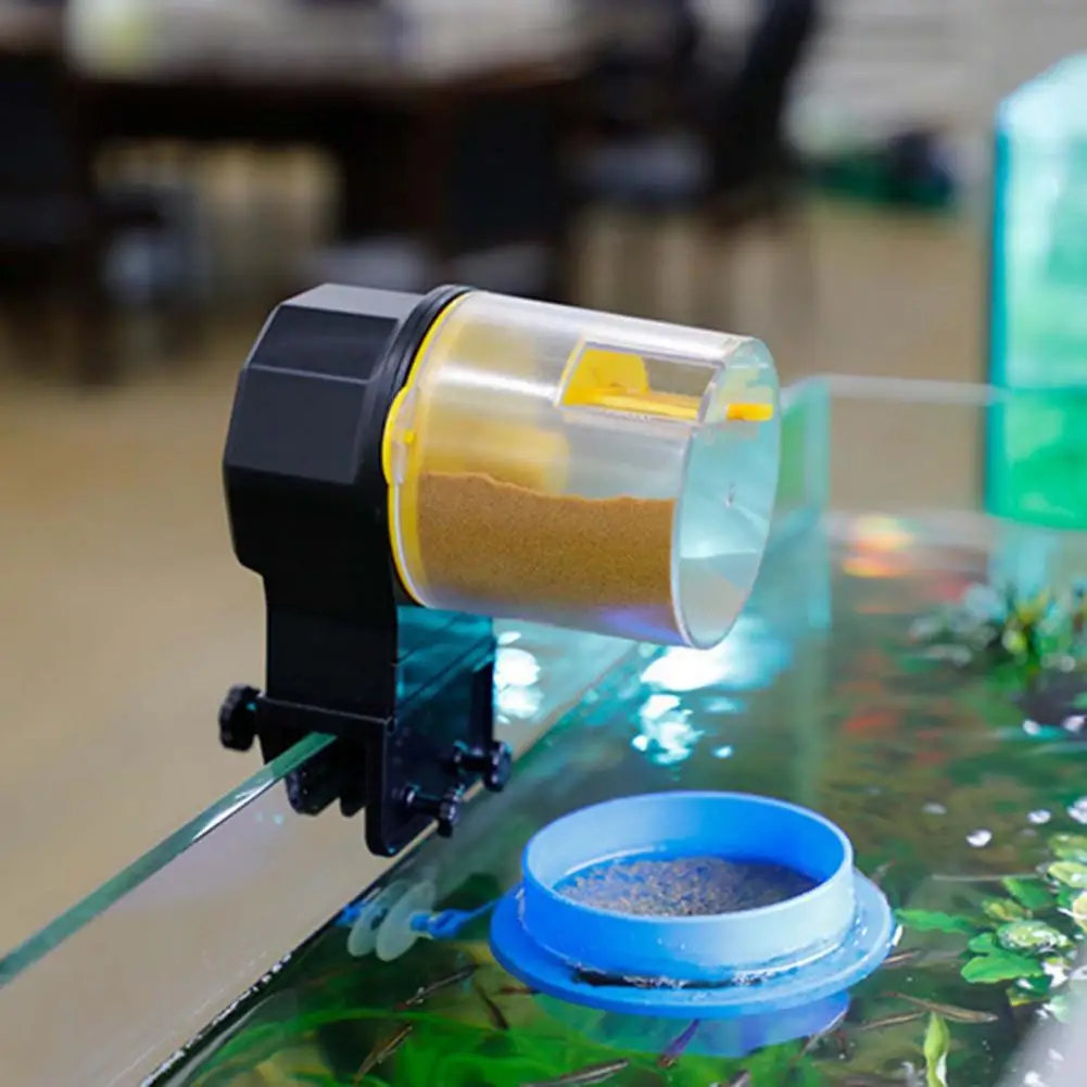 Convenient Automatic Fish Feeder Adjustable Amount 210ml/100g Powered by Battery Fish Tank Feeder Fish Tank Accessories
Convenient Automatic Fish Feeder Adjustable Amount 210ml/100g Powered by Battery Fish Tank Feeder Fish Tank Accessories