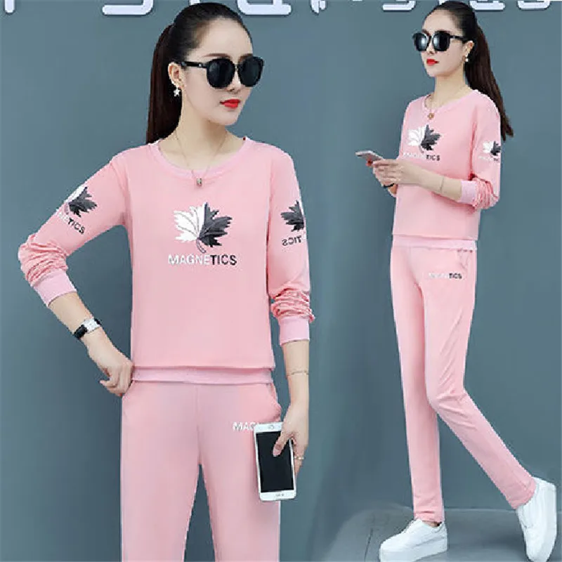 Tracksuit 2 Piece Set Autumn Winter Pullover Top Long Pants Sports Suit Female Sweatshirt Sportswear Suit For Woman
Tracksuit 2 Piece Set Autumn Winter Pullover Top Long Pants Sports Suit Female Sweatshirt Sportswear Suit For Woman