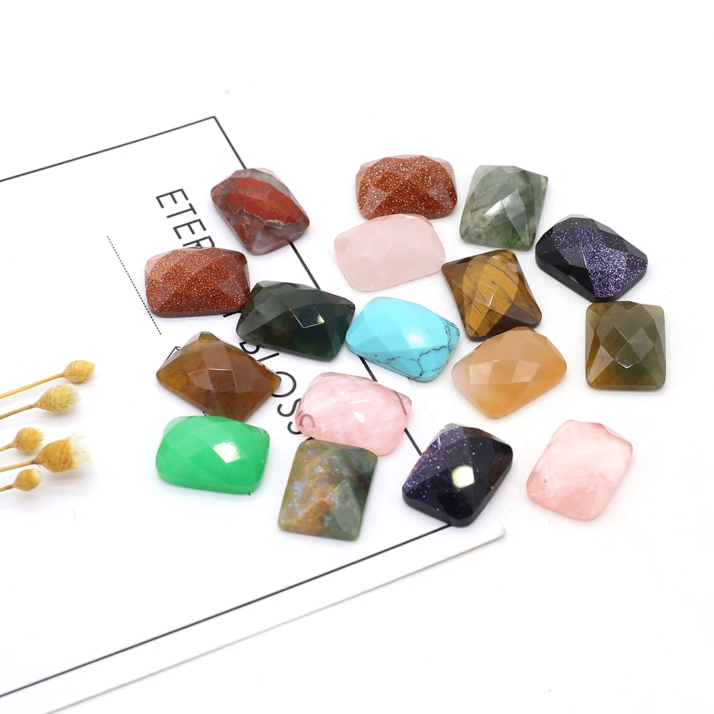 5Pcs Natural Stones Quartz Agate Jade Cabochon Faced Section No Hole Beads for Making Jewelry DIY Ring Accessories Loose Bead
5Pcs Natural Stones Quartz Agate Jade Cabochon Faced Section No Hole Beads for Making Jewelry DIY Ring Accessories Loose Bead