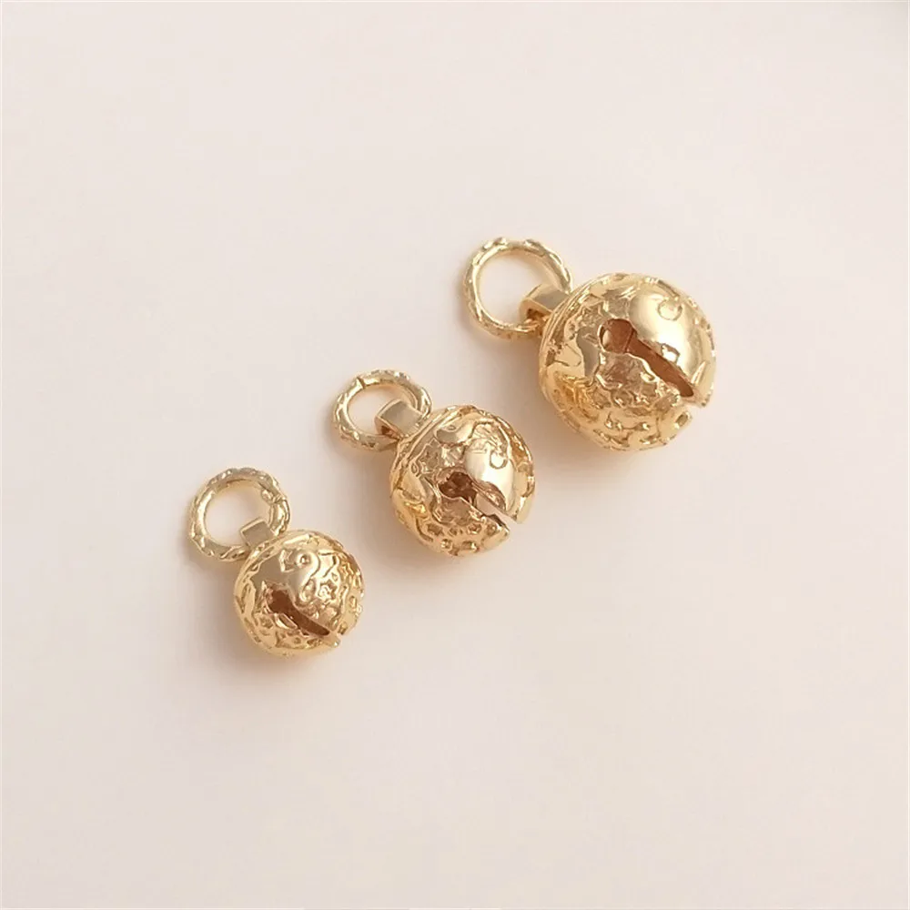 14K Gold Filled Plated Five star ring ring bell pendant with pendant ring DIY bracelet pendant
14K Gold Filled Plated Five star ring ring bell pendant with pendant ring DIY bracelet pendant