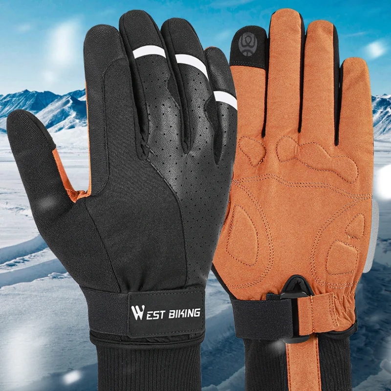 Winter Riding Touch Screen Gloves Magic Buckle Velvet Shock Absorption Non-slip Motorcycle Cycling Gloves Lengthened Wrist Guard
Winter Riding Touch Screen Gloves Magic Buckle Velvet Shock Absorption Non-slip Motorcycle Cycling Gloves Lengthened Wrist Guard