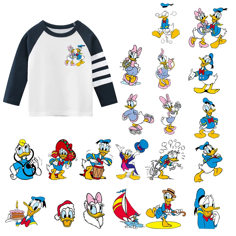 20 Kinds Heat Transfer Iron On Patches Disney Cartoon Cute Donald Fauntleroy Duck And Daisy Duck Small Size Printed Vinyl
20 Kinds Heat Transfer Iron On Patches Disney Cartoon Cute Donald Fauntleroy Duck And Daisy Duck Small Size Printed Vinyl