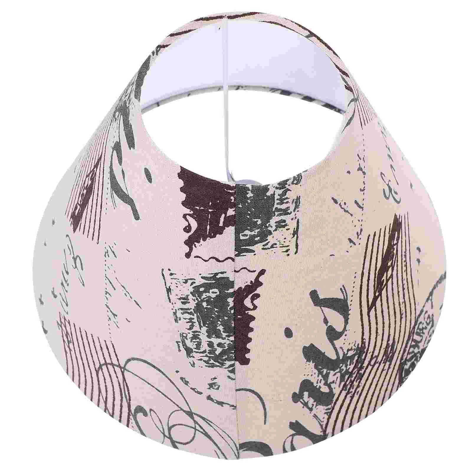 Printed Lampshade Cloth Light Cover Glass Shell Gold Fixture Fabric White Drum Table
Printed Lampshade Cloth Light Cover Glass Shell Gold Fixture Fabric White Drum Table