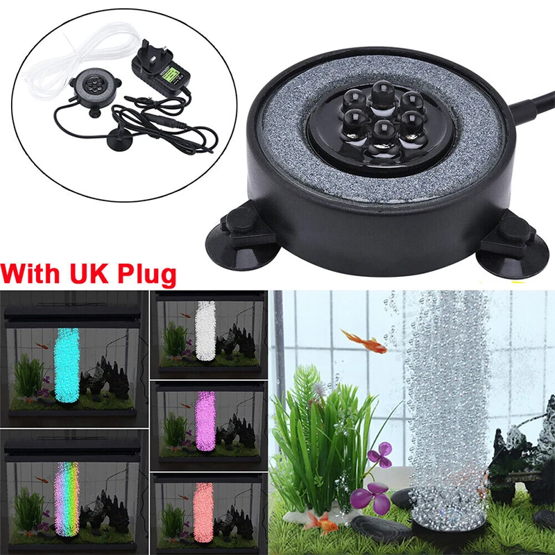 Underwater Submersible Fish Tank Light Color Changing LED Air Bubble Light Aquarium Air Bubble Lamp Making Oxygen For Fish Tank 
Underwater Submersible Fish Tank Light Color Changing LED Air Bubble Light Aquarium Air Bubble Lamp Making Oxygen For Fish Tank