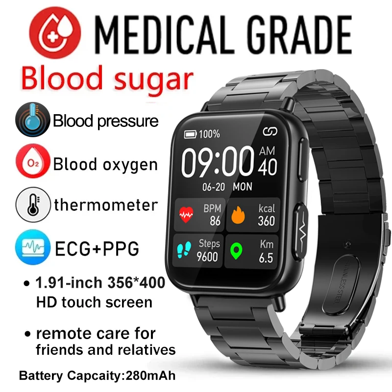 2023 New Noninvasive Blood Sugar ECG+PPG Smart Watch Men Heart Rate Blood Oxygen Health Smartwatch Women Waterproof Sports Watch
2023 New Noninvasive Blood Sugar ECG+PPG Smart Watch Men Heart Rate Blood Oxygen Health Smartwatch Women Waterproof Sports Watch