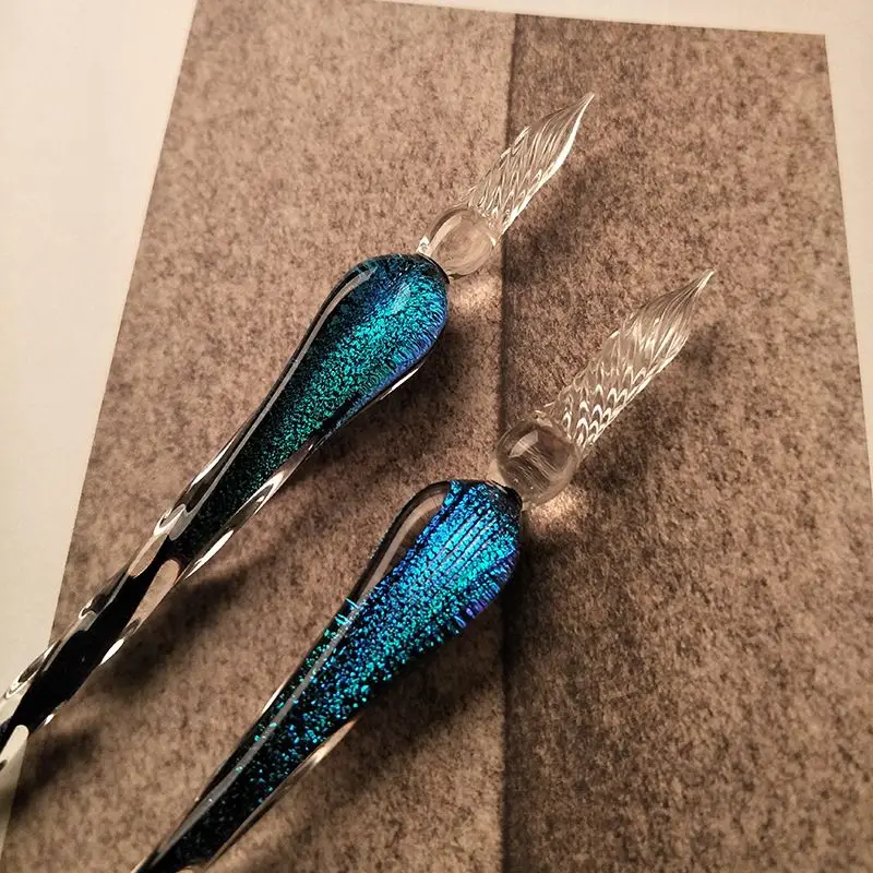 Starry sky Glass signature Pens student Stationery Office Supplies pluma de cristal glass dipping pen Friendly Exquisite gift
Starry sky Glass signature Pens student Stationery Office Supplies pluma de cristal glass dipping pen Friendly Exquisite gift