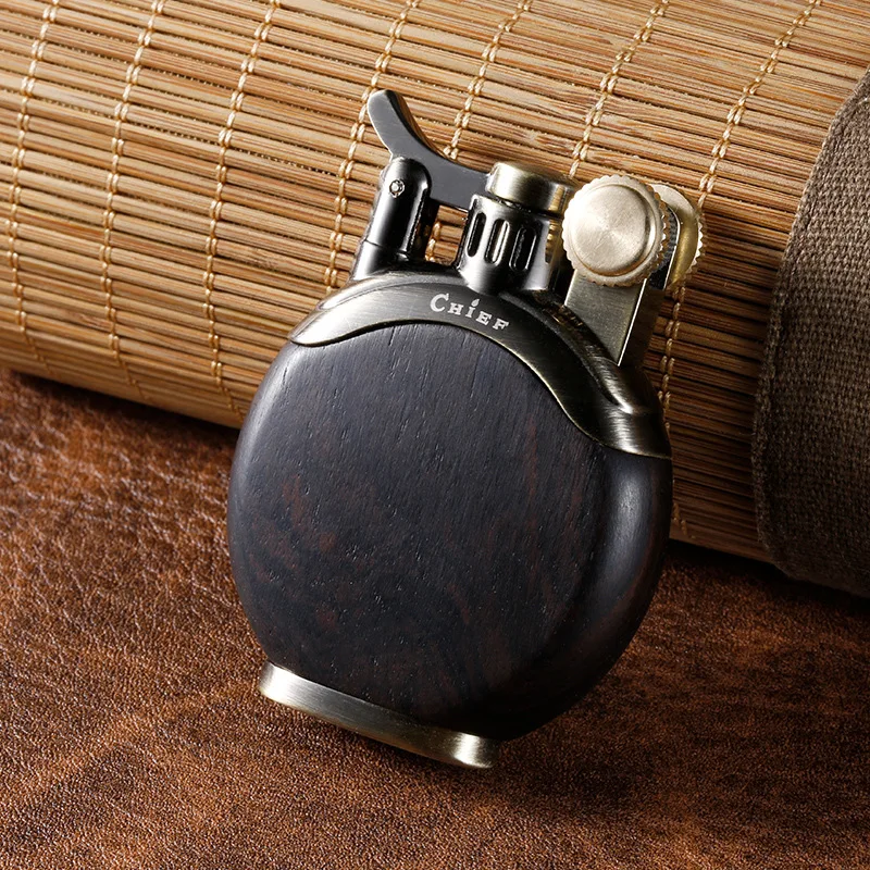 Sandalwood Kerosene Lighter Windproof Old-fashioned Retro Grinding Wheel Cigarette Lighter Domestic Creative Personality Male
Sandalwood Kerosene Lighter Windproof Old-fashioned Retro Grinding Wheel Cigarette Lighter Domestic Creative Personality Male