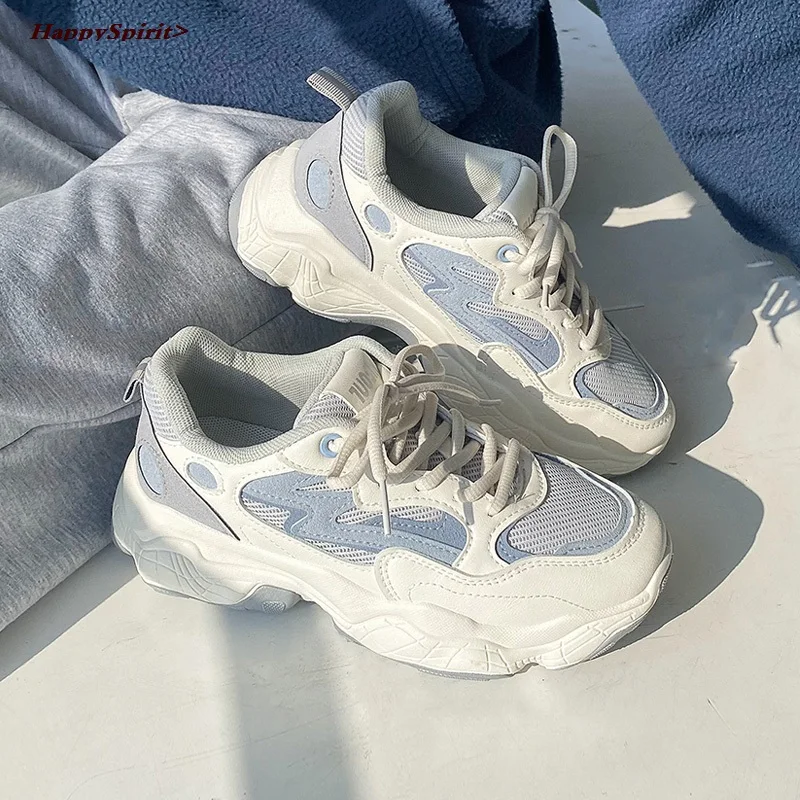 Chunky Sneakers Women Breathable Mesh Casual Shoes Sneakers Tennis Female Vulcanized Shoes Platform Lace Up Women's Trainers New
Chunky Sneakers Women Breathable Mesh Casual Shoes Sneakers Tennis Female Vulcanized Shoes Platform Lace Up Women's Trainers New