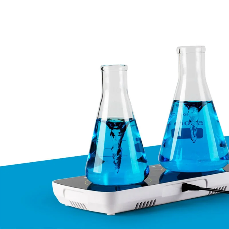 Mini Digital Magnetic Stirrer with Stir Bar,2 Independent Working Panel Lab Mixer,1L+1L Capacity,0-4000RPM Adjusat Speed
Mini Digital Magnetic Stirrer with Stir Bar,2 Independent Working Panel Lab Mixer,1L+1L Capacity,0-4000RPM Adjusat Speed
