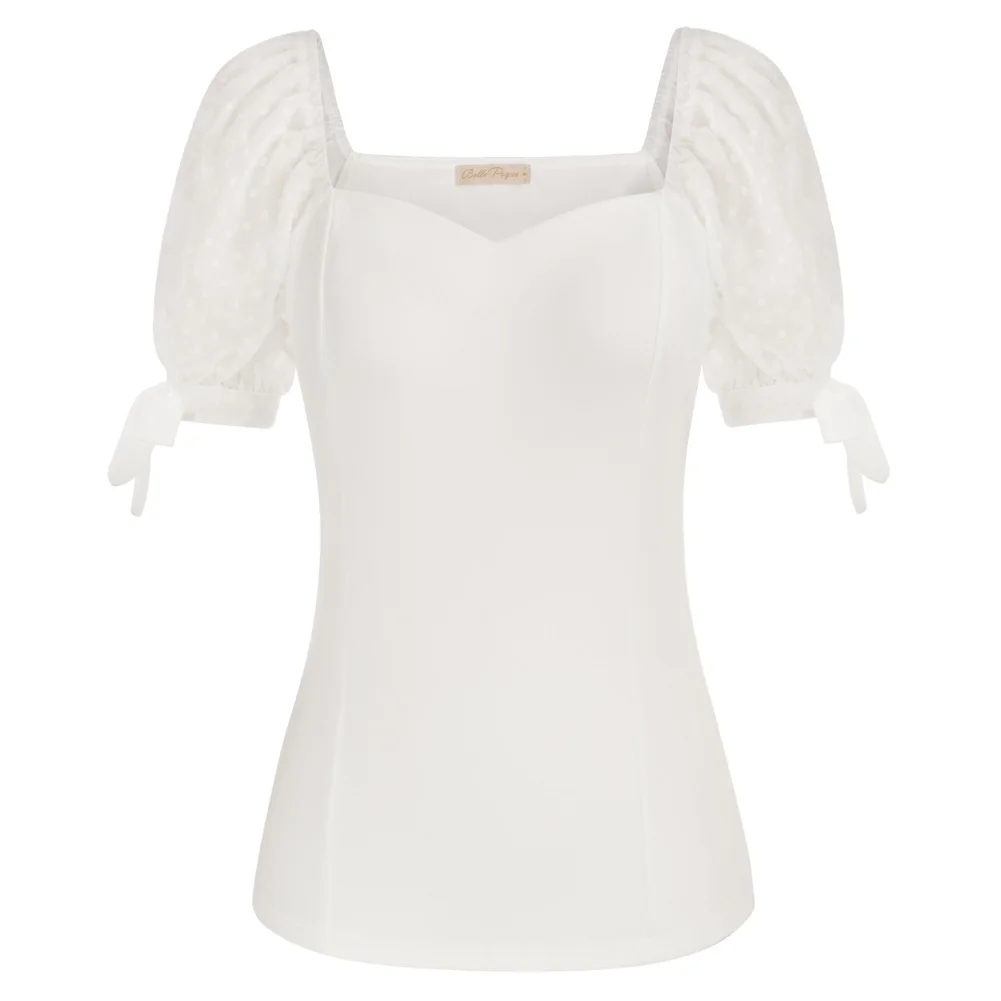 Womens Tshirt Vintage Two-Way Tops Short Sleeve Tee Shirt Sexy Off Shoulder Patchwork Bow Knot Summer Cotton Sweetheart Neck Top
Womens Tshirt Vintage Two-Way Tops Short Sleeve Tee Shirt Sexy Off Shoulder Patchwork Bow Knot Summer Cotton Sweetheart Neck Top