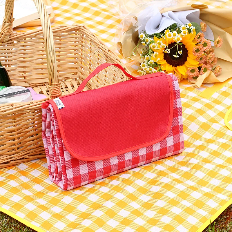 Outdoor Picnic Mat Plaid Waterproof Lawn Cloth Folding Cushion Moistureproof Beach Blanket Portable Camping Tent Grassland Pad
Outdoor Picnic Mat Plaid Waterproof Lawn Cloth Folding Cushion Moistureproof Beach Blanket Portable Camping Tent Grassland Pad