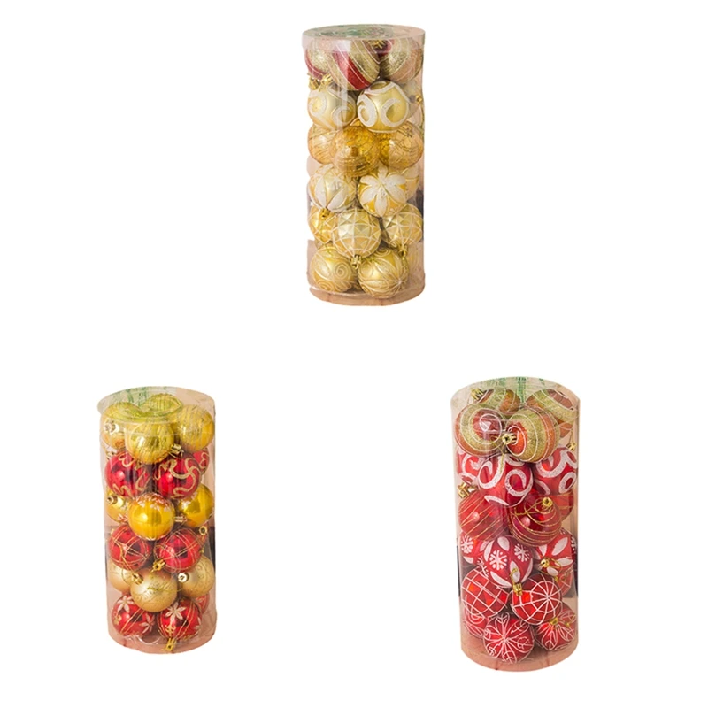 Новогодние елочные украшения 6 см, 24 ведра окрашенных шариков, высококачественные Рождественские шары
Новогодние елочные украшения 6 см, 24 ведра окрашенных шариков, высококачественные Рождественские шары