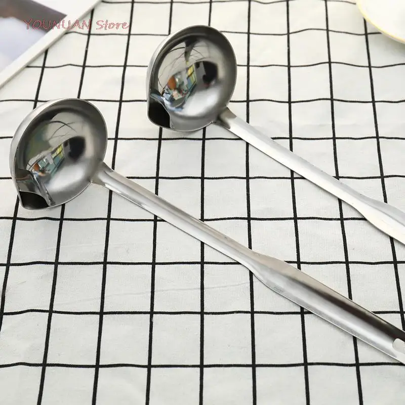 Top 1PC Stainless Steel Soup Fat Oil Separator Ladle Skimmer Filter Long Handle Spoon
Top 1PC Stainless Steel Soup Fat Oil Separator Ladle Skimmer Filter Long Handle Spoon