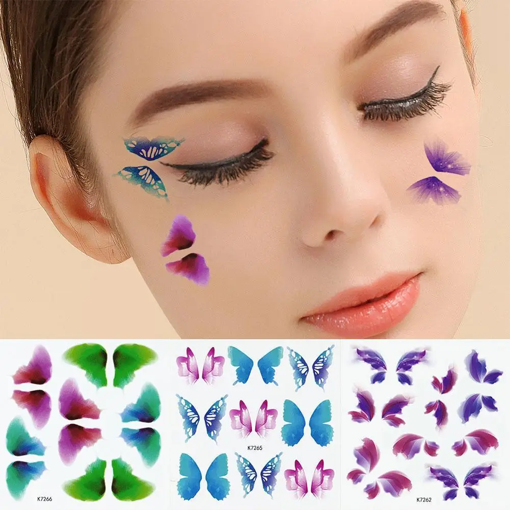 Butterfly Tattoo Stickers Waterproof Temporary Eyes Chest Tattoos Hand Butterfly Face Fake Shiny Sticker Art Fashion Tattoo F6Q7
Butterfly Tattoo Stickers Waterproof Temporary Eyes Chest Tattoos Hand Butterfly Face Fake Shiny Sticker Art Fashion Tattoo F6Q7