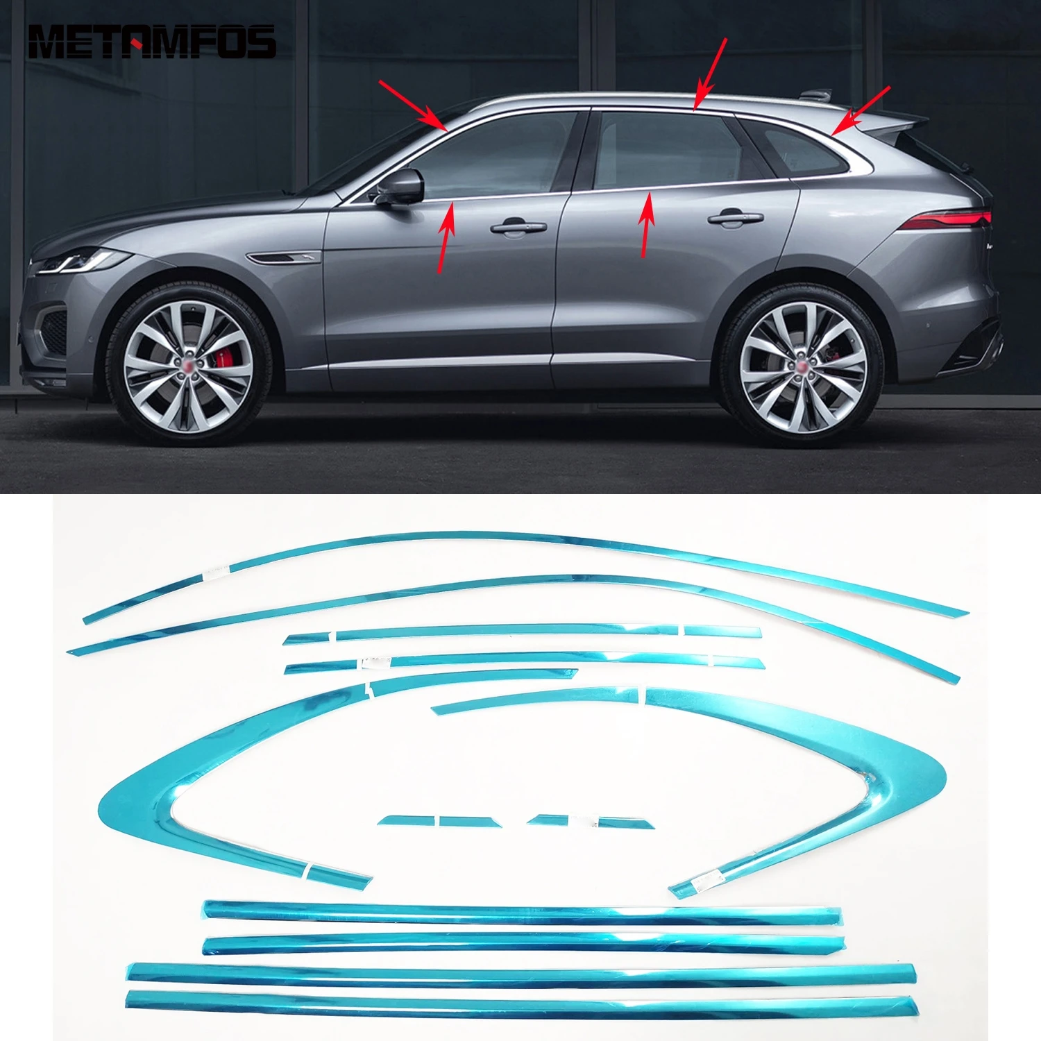 Для Jaguar F-PACE 2016-2021 2022 2023 верхняя + нижняя рамка из нержавеющей стали для подоконника, Обложка, отделка, стикер, аксессуары, Стайлинг автомобиля
Для Jaguar F-PACE 2016-2021 2022 2023 верхняя + нижняя рамка из нержавеющей стали для подоконника, Обложка, отделка, стикер, аксессуары, Стайлинг автомобиля