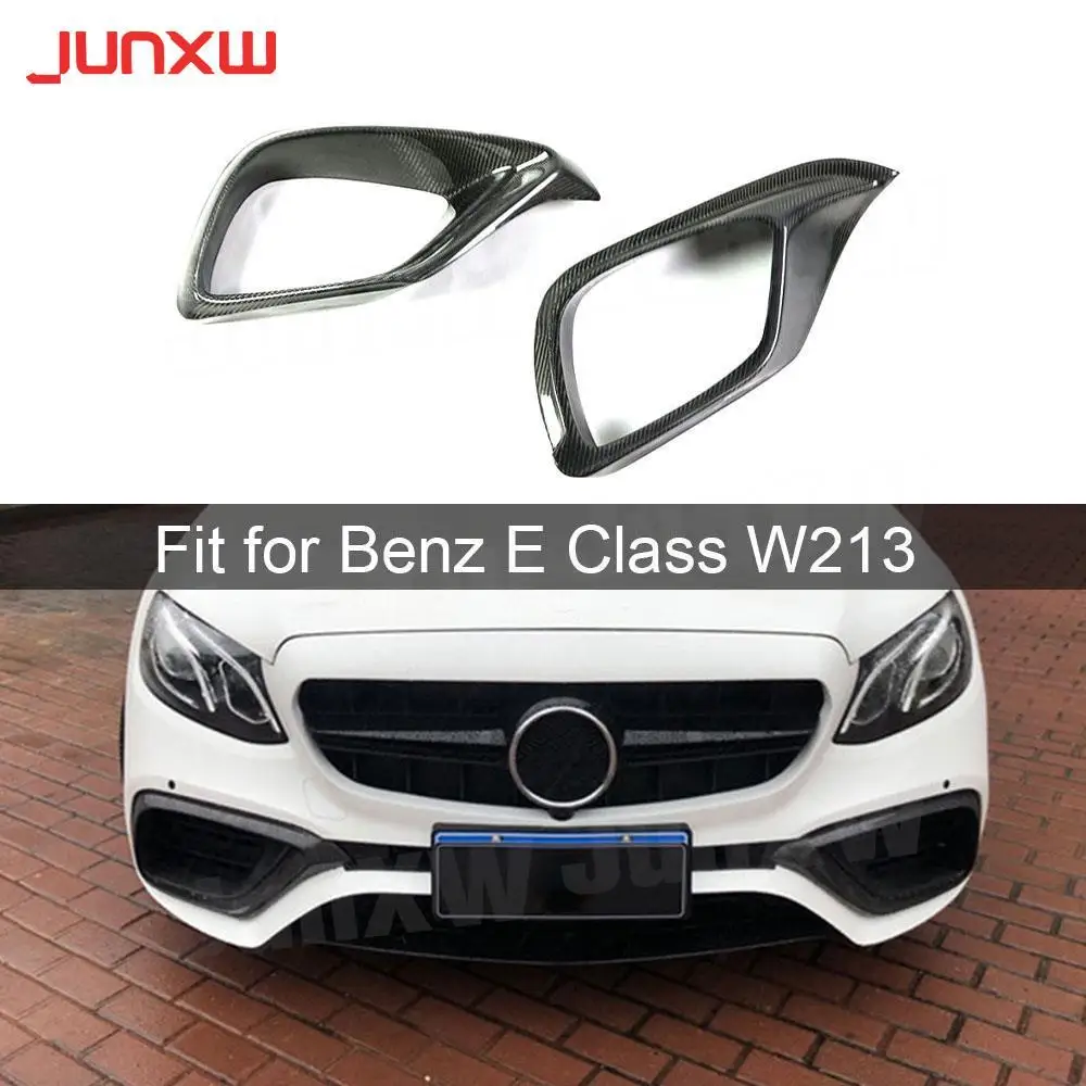 For E Class Carbon Fiber Front Bumper Air Vent Outlet Cover Trim Mesh for Mercedes Benz W213 E63 E200 2017-2019 Car Styling
For E Class Carbon Fiber Front Bumper Air Vent Outlet Cover Trim Mesh for Mercedes Benz W213 E63 E200 2017-2019 Car Styling