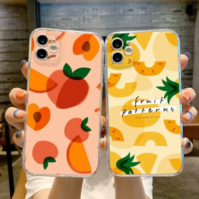 Summer fruit pineapple Phone Case Transparent For iphone 13 12 11 Pro Max Mini X XR XS 7 8 6s plus phone Full Coverage Covers
Summer fruit pineapple Phone Case Transparent For iphone 13 12 11 Pro Max Mini X XR XS 7 8 6s plus phone Full Coverage Covers