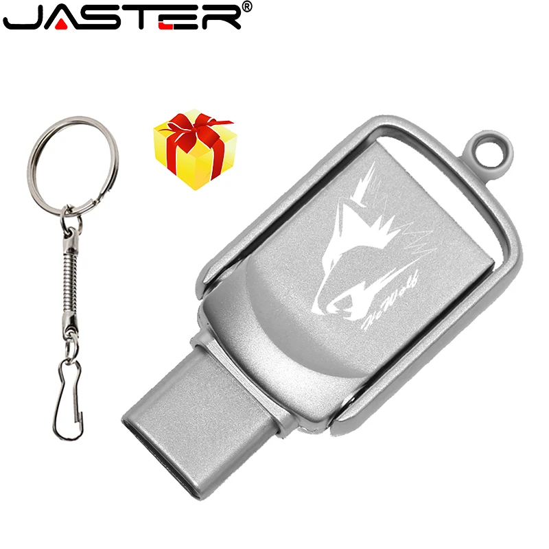 

JASTER USB 2.0 Flash Drive 64GB U Disk 32GB Free Gift TYPE-C Pen Drives 16GB 8GB 4GB Comes With Gifts Key Chain Memory Stick