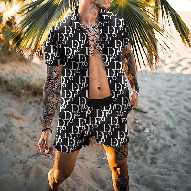 New Hawaiian Beach Mens Printing Set Short Sleeve Casual Floral Shirt Two Piece Suit 2022 Fashion Summer Men Sets S-3XL 
New Hawaiian Beach Mens Printing Set Short Sleeve Casual Floral Shirt Two Piece Suit 2022 Fashion Summer Men Sets S-3XL