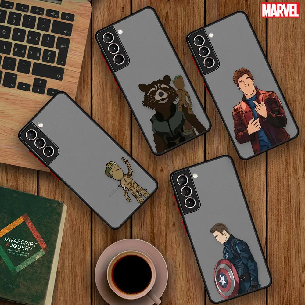 Faceless Avengers Matte Case For Samsung Galaxy S21 S22 Ultra S20 FE S10 S9 Plus Fundas Soft Cover Groot Marvel Captain America
Faceless Avengers Matte Case For Samsung Galaxy S21 S22 Ultra S20 FE S10 S9 Plus Fundas Soft Cover Groot Marvel Captain America