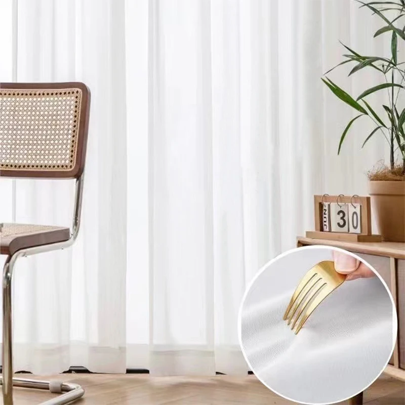DK Luxury Solid Color Screen Sheer Curtains for Living Room Bedroom European Tulle Voile Curtains for Windows Home Door Drapes
DK Luxury Solid Color Screen Sheer Curtains for Living Room Bedroom European Tulle Voile Curtains for Windows Home Door Drapes