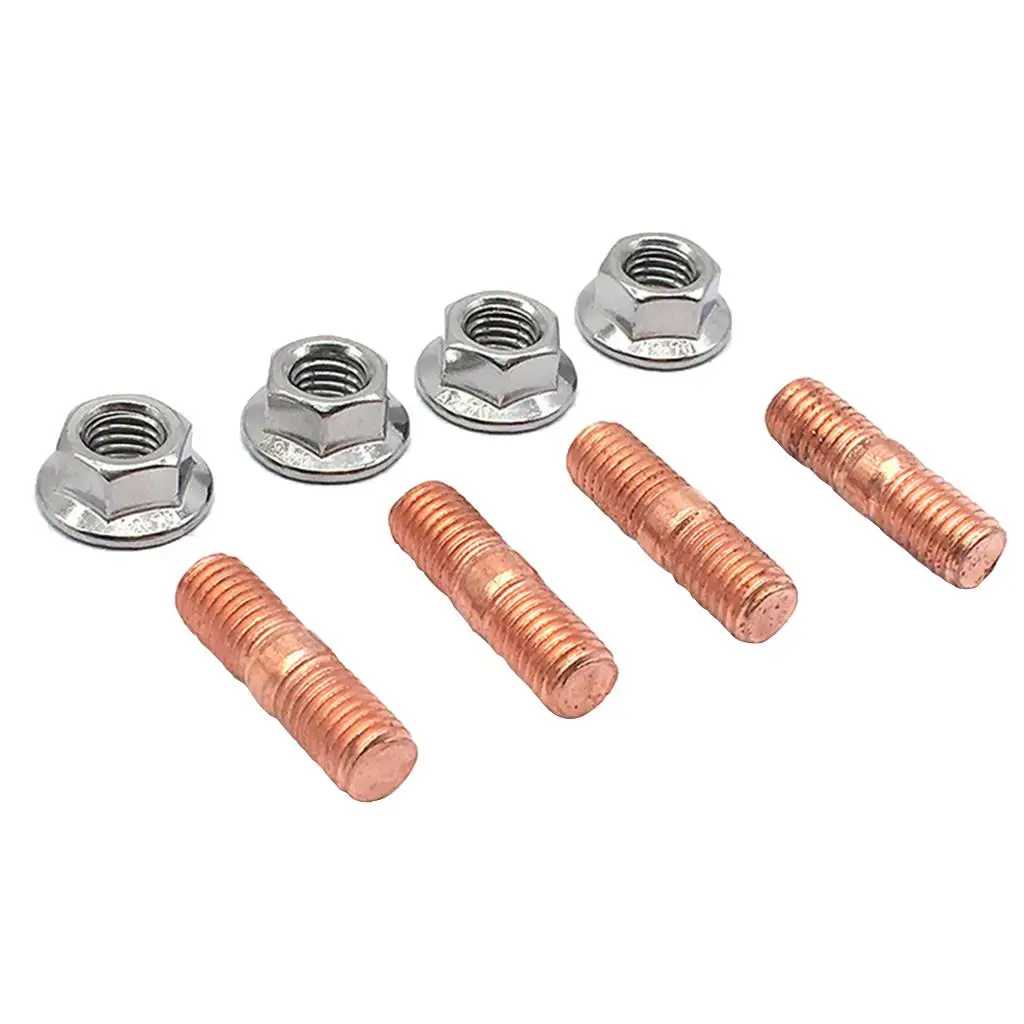 1 Set M10 x 1.50 Threaded Turbo Studs Kit Flange Nuts High Strength T3 T4 T6 2019 New
1 Set M10 x 1.50 Threaded Turbo Studs Kit Flange Nuts High Strength T3 T4 T6 2019 New