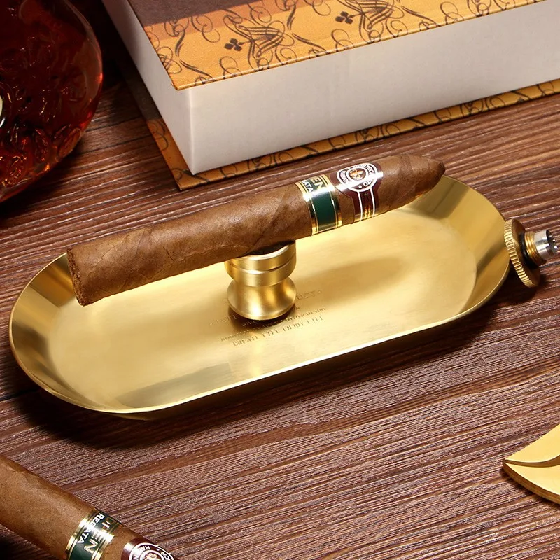 Gold Light Luxury Cigar Ashtray Bronze Simple Personality Fashion Modern Sharp Cigar Diamond Cigarette Holder
Gold Light Luxury Cigar Ashtray Bronze Simple Personality Fashion Modern Sharp Cigar Diamond Cigarette Holder