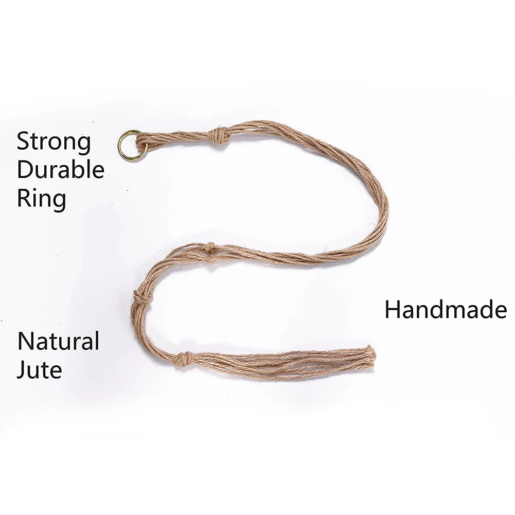 Handcrafted Gardening Hemp Rope Hanging Pot for Beautiful Indoor/Outdoor Spaces Durable and Practical for any Decor
Handcrafted Gardening Hemp Rope Hanging Pot for Beautiful Indoor/Outdoor Spaces Durable and Practical for any Decor