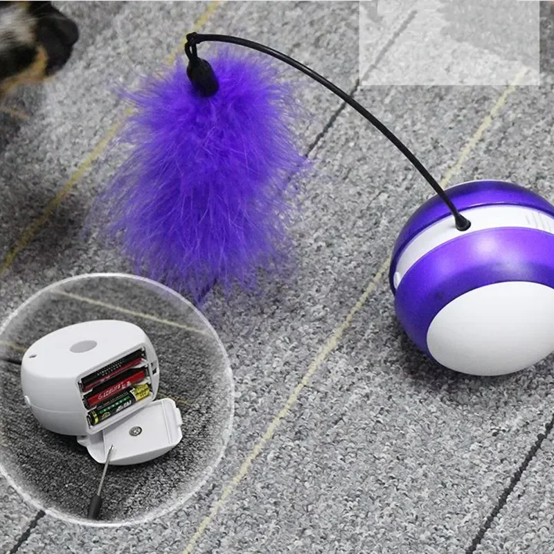 Jouet interactif à Led rotatif automatique pour chat, bâton électronique intelligent, jouet amusant en forme de plumes
Jouet interactif à Led rotatif automatique pour chat, bâton électronique intelligent, jouet amusant en forme de plumes