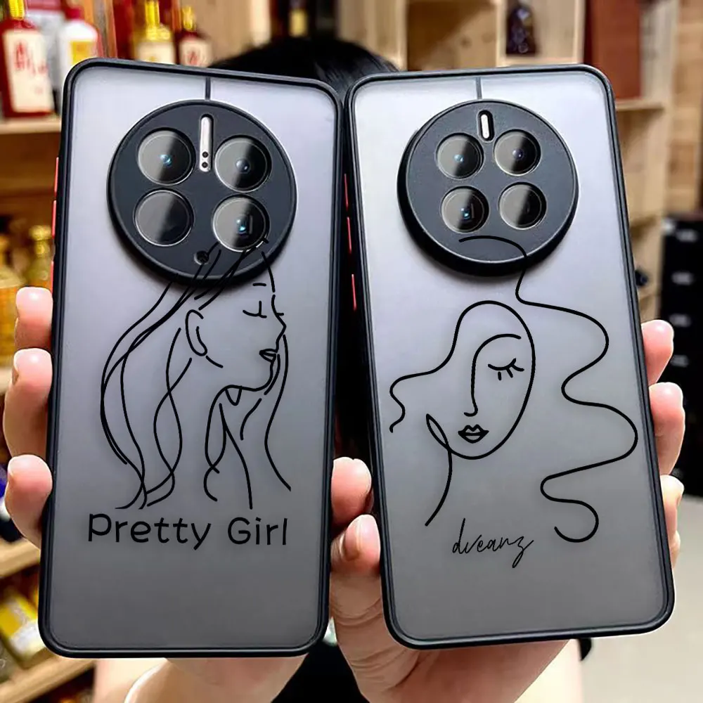 Matte Phone Case for Huawei P50 P40 P30 P20 MATE 40 30 20 PRO PLUS Y7P Y8P Y9 Case Funda Coque Capa Shell Abstract Art Line Girl
Matte Phone Case for Huawei P50 P40 P30 P20 MATE 40 30 20 PRO PLUS Y7P Y8P Y9 Case Funda Coque Capa Shell Abstract Art Line Girl