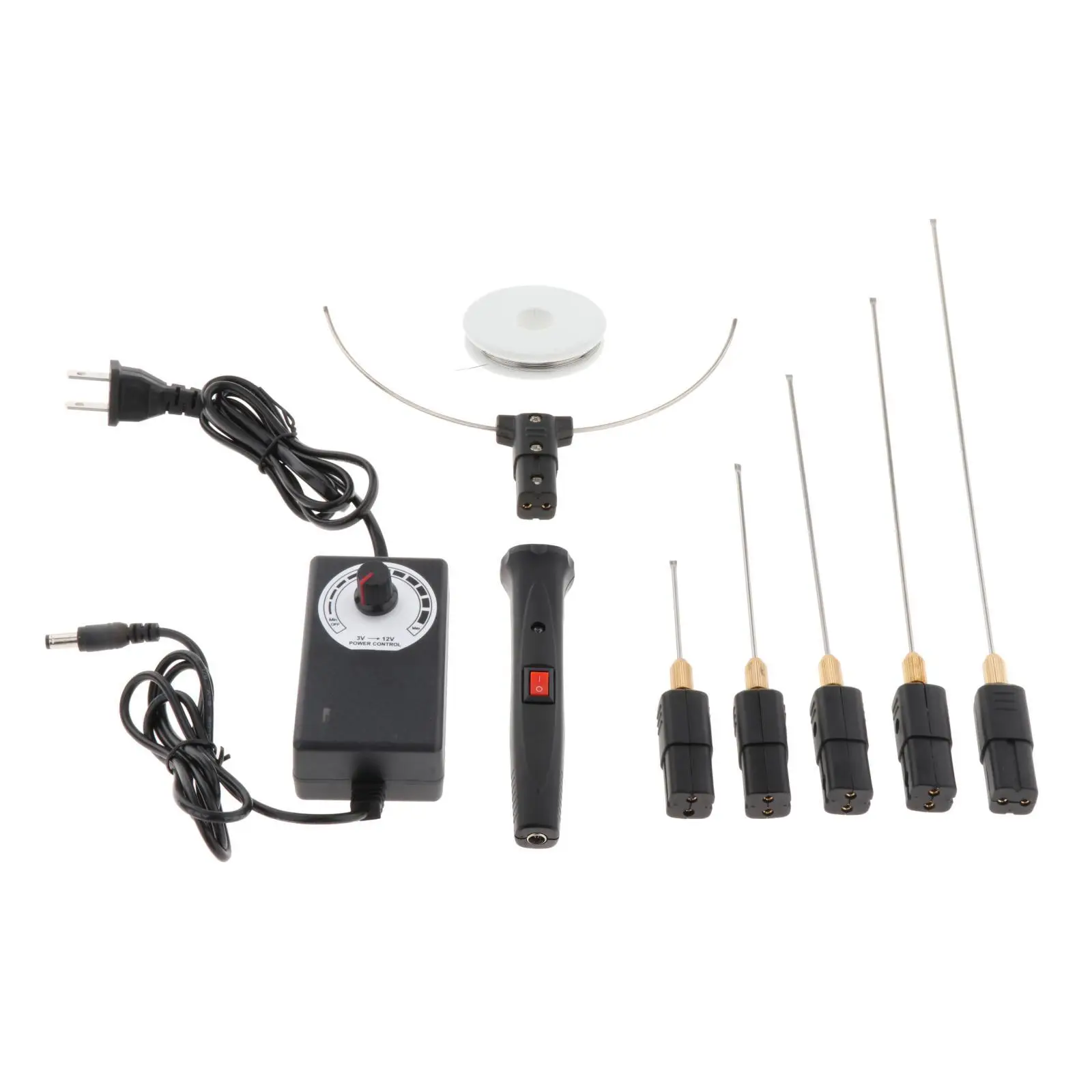 Electric Foam Cutter Polystyrene Hot Wire Foam Cutting Pen Portable Cutting Tool Cutting 9pc 
Electric Foam Cutter Polystyrene Hot Wire Foam Cutting Pen Portable Cutting Tool Cutting 9pc